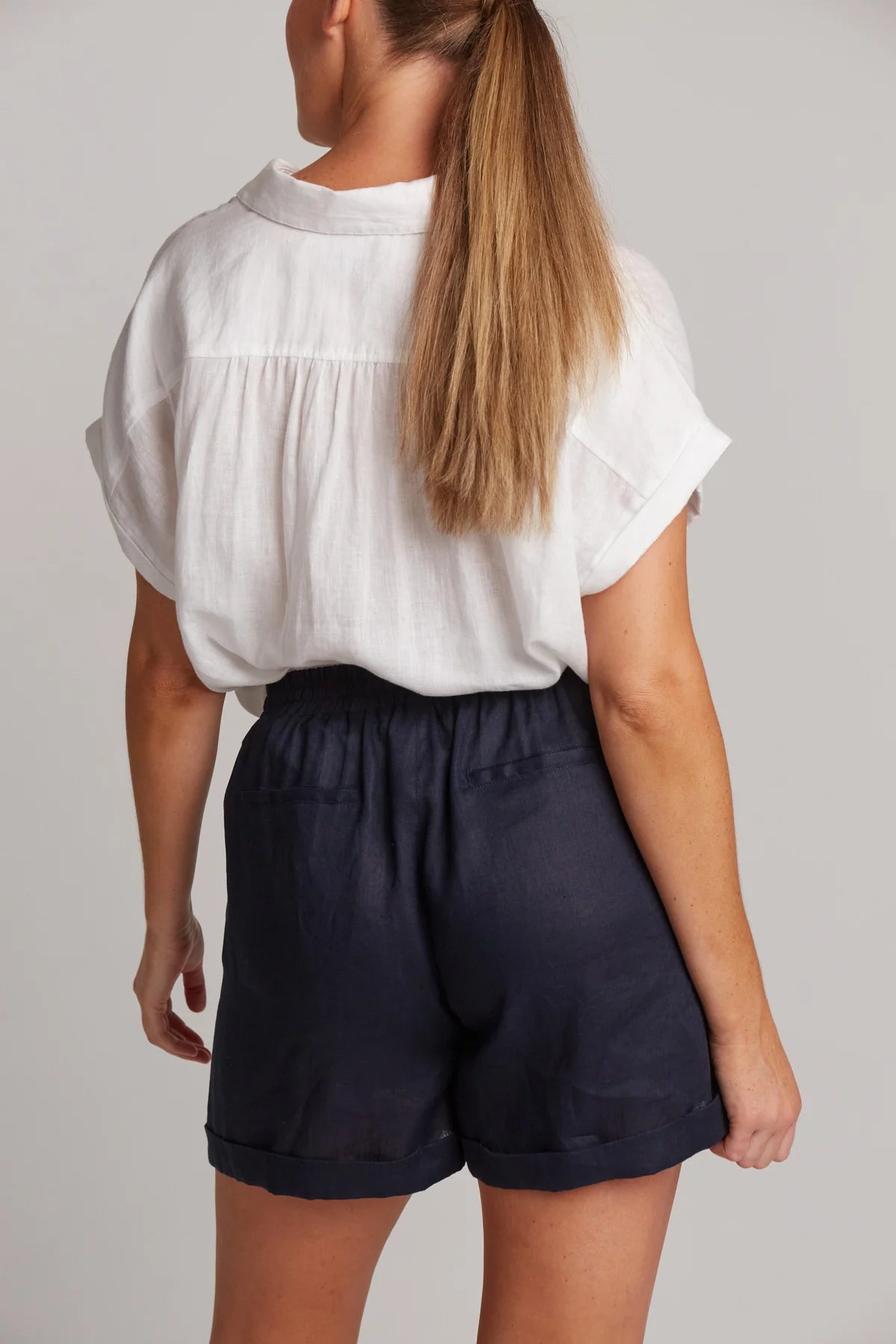Eb and Ive Studio Shorts - Navy