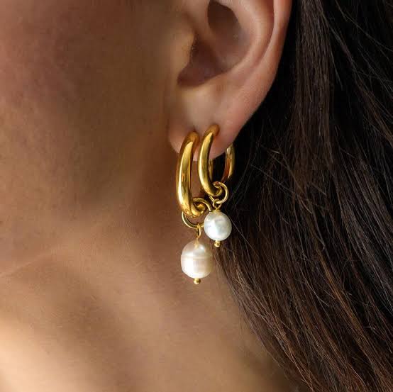 Indigo and Wolfe Allegra Gold Earrings