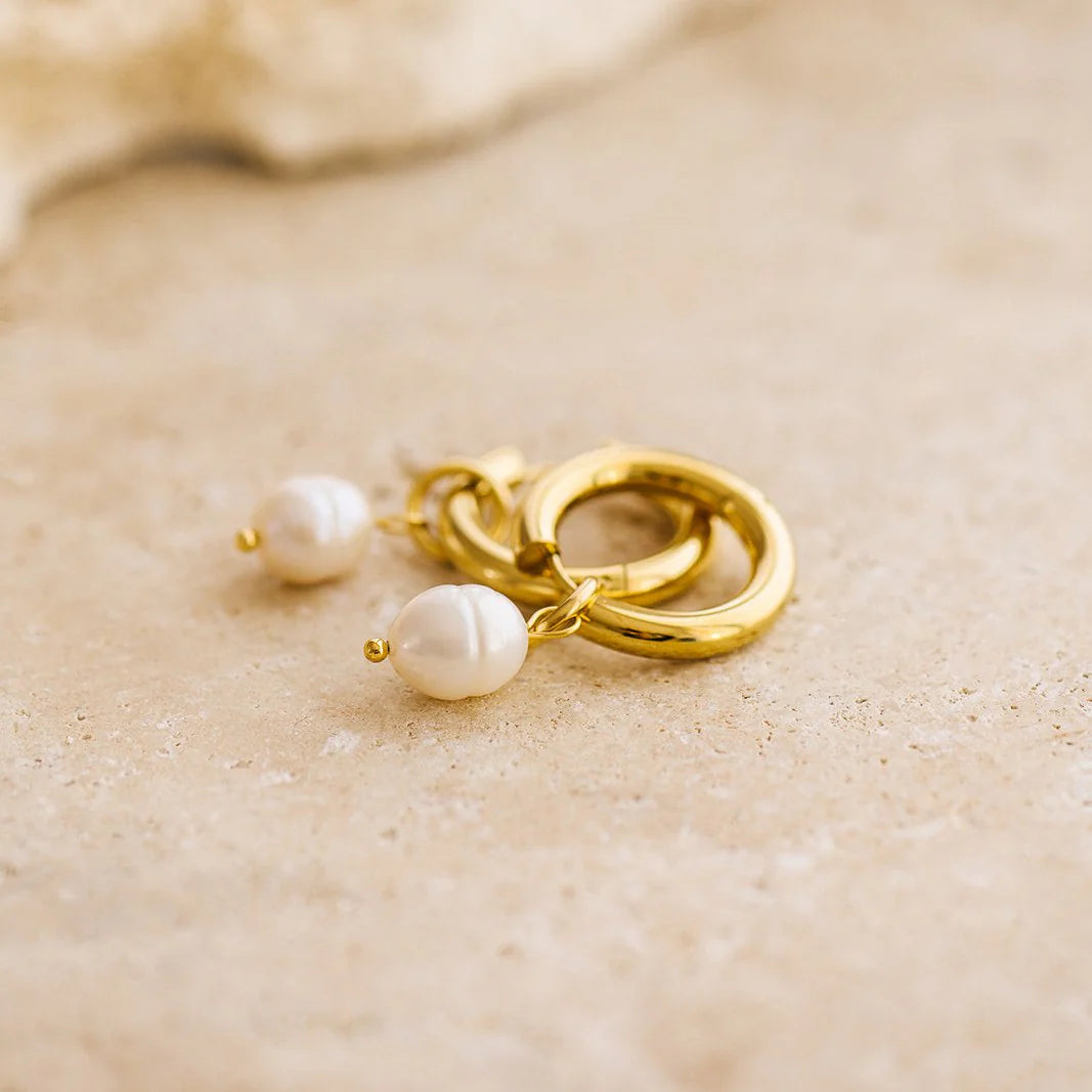 Indigo and Wolfe Allegra Gold Earrings