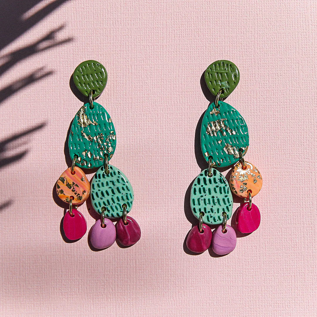 Atacama Cactus Earrings - Kingston Jewellery