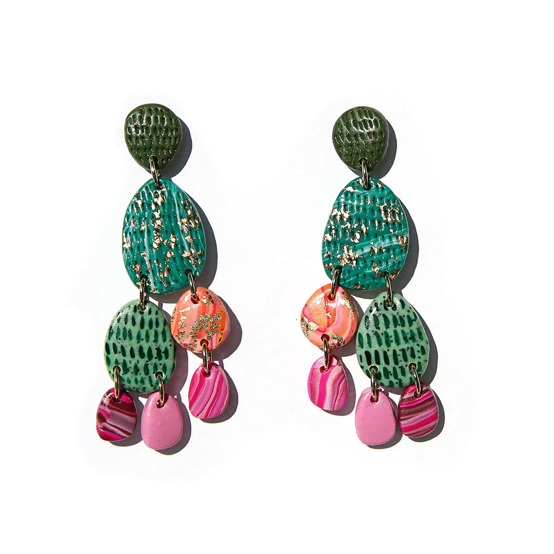 Atacama Cactus Earrings - Kingston Jewellery