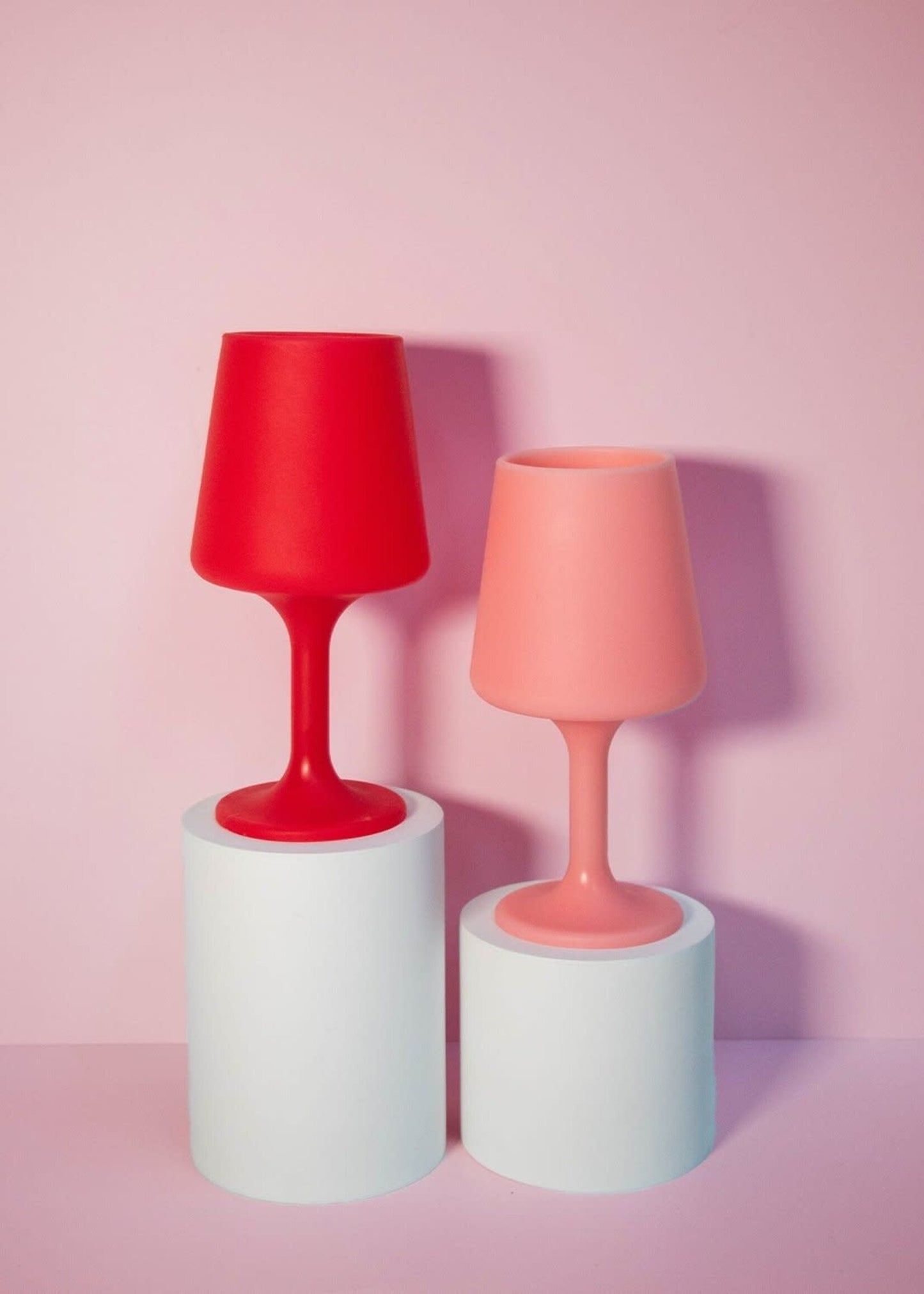 Porter Green Cherry + Blush | Swepp | Silicone Unbreakable Wine Glasses