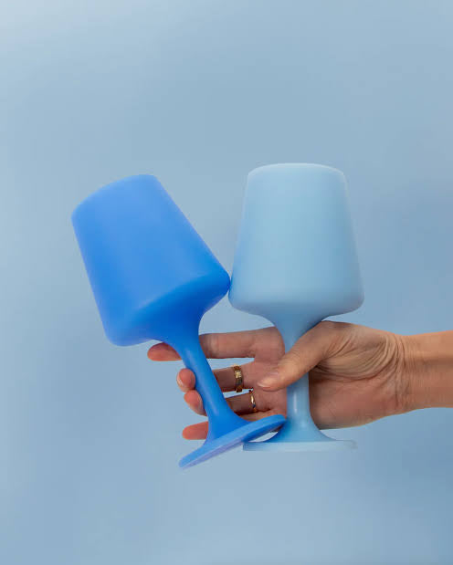 Porter Green Sky + Kingfisher | Swepp | Silicone Unbreakable Wine Glasses