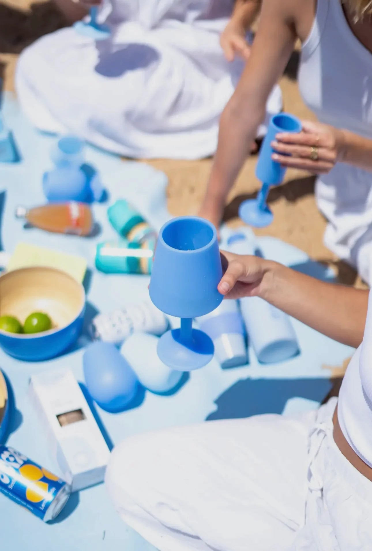 Porter Green Sky + Kingfisher | Swepp | Silicone Unbreakable Wine Glasses