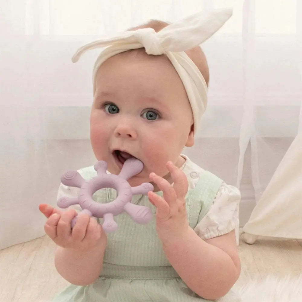 Playground Silicone Splash Teether Dusty Mauve