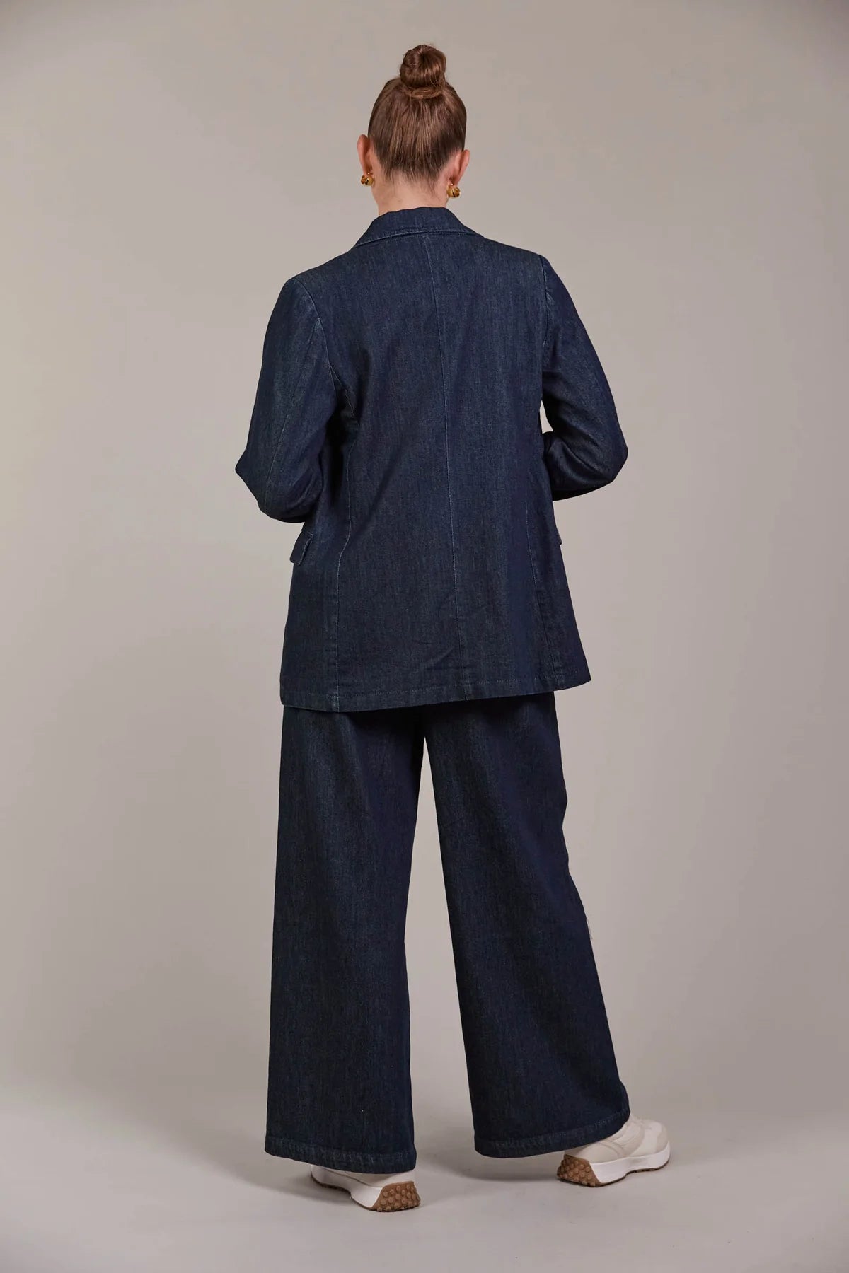 Eb and Ive Pepi Denim Blazer (Oxford)