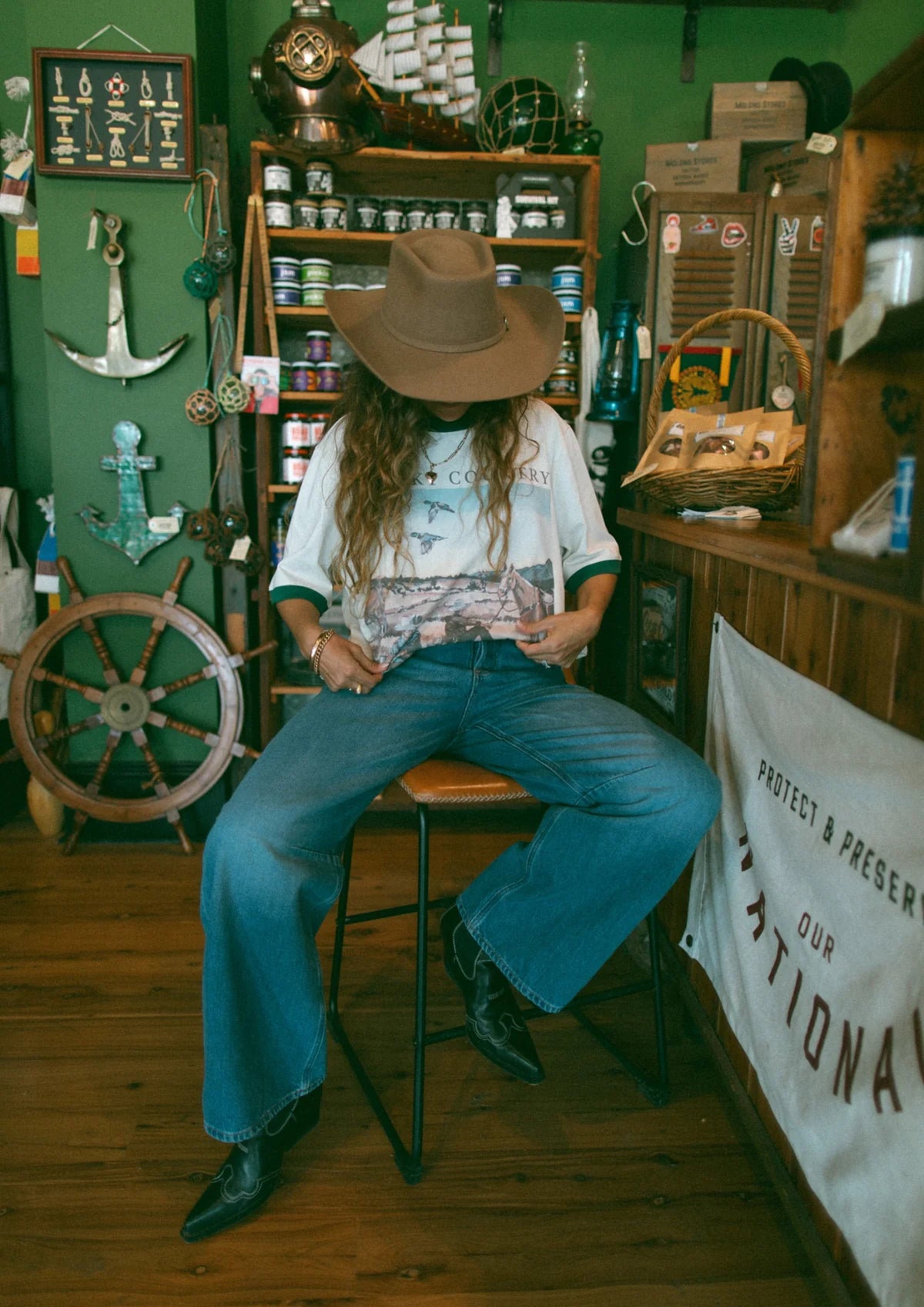Cowboy Camp Tee by Far Mer
