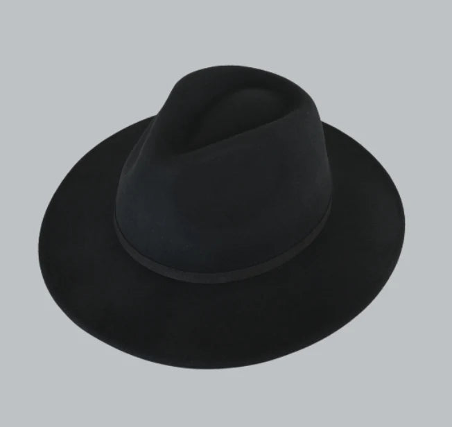 Mason Hats: Parker Black Fedora