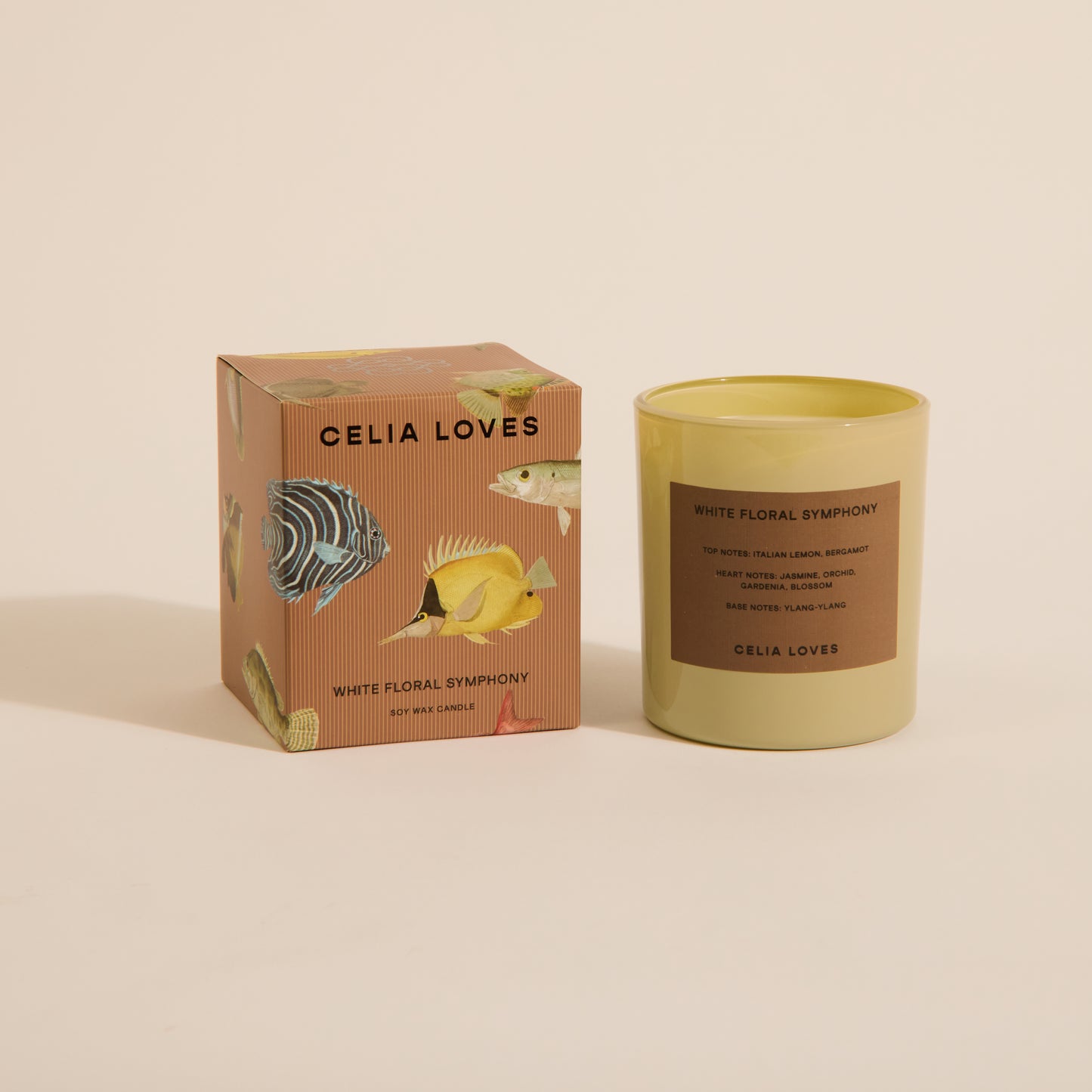 Celia Loves Candle White Floral Symphony