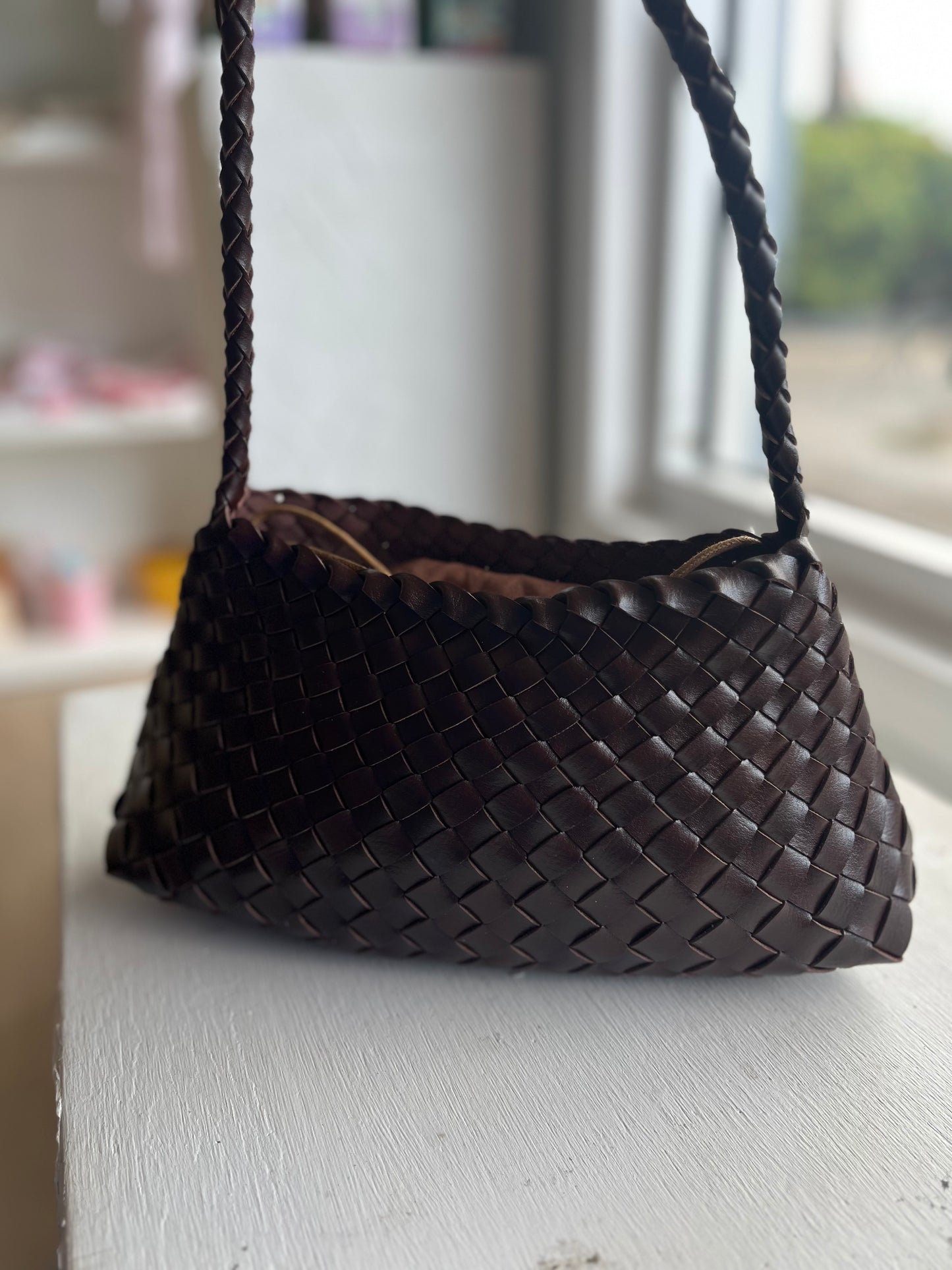 The Frankie Woven Shoulder Bag