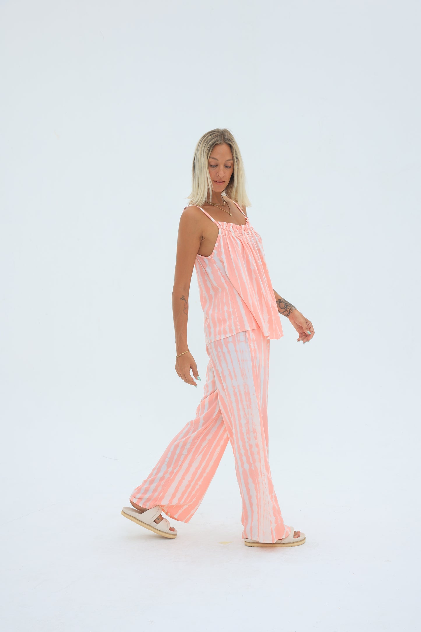 Carbon Ava Rose Drawstring Pants
