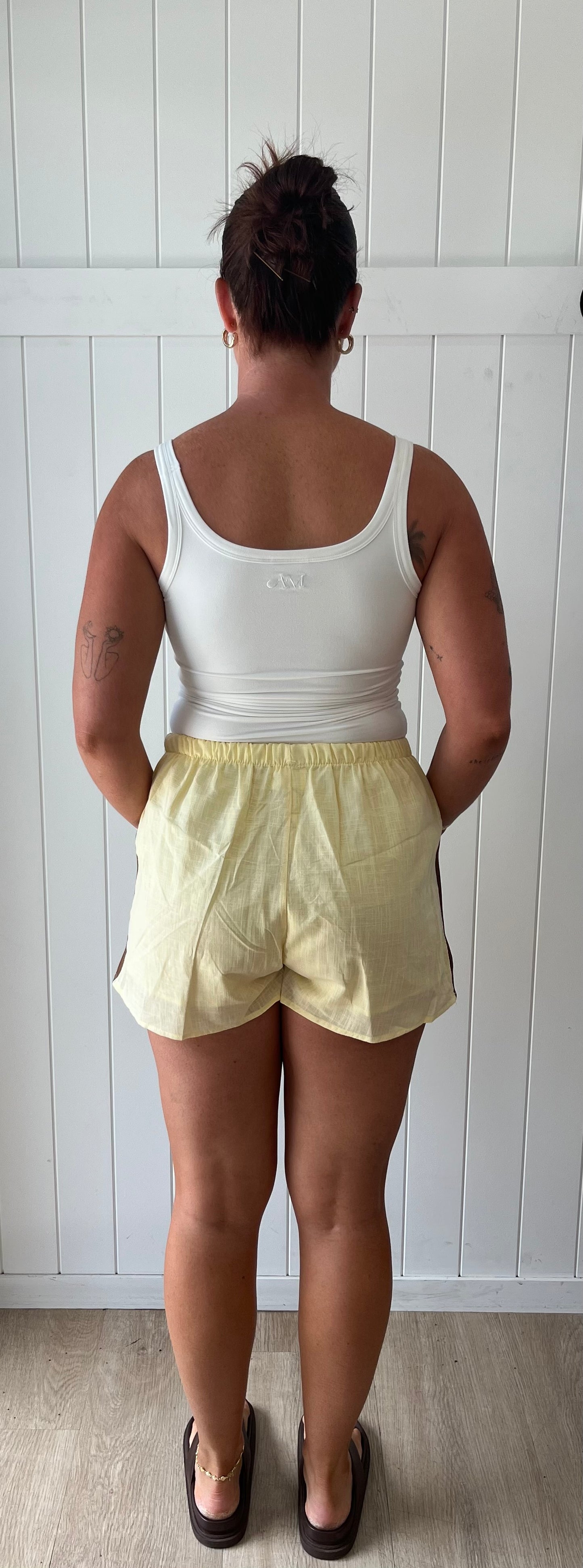 By Frankie Shorts - Yellow & Choc Racer