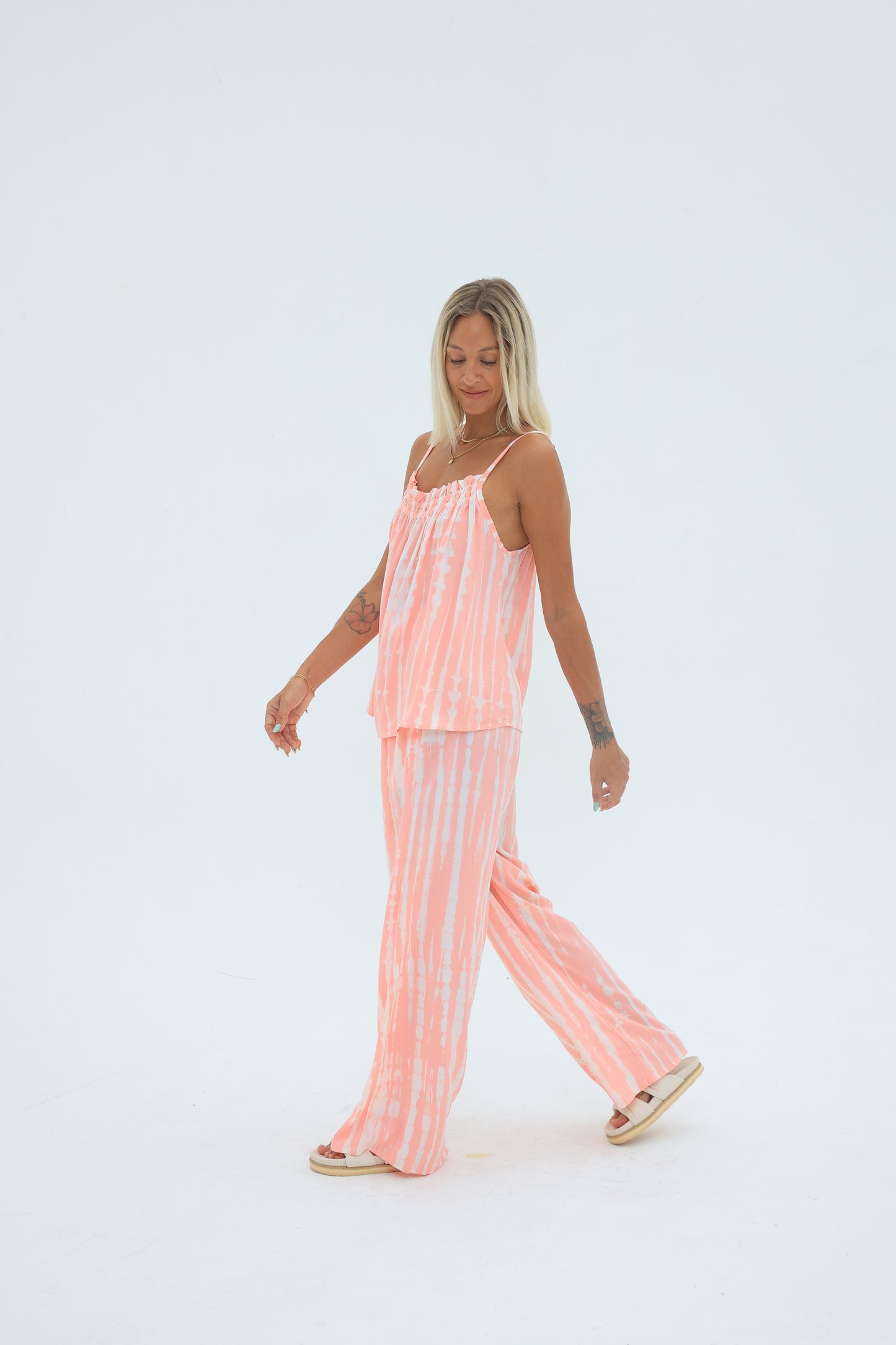 Carbon Ava Rose Drawstring Pants