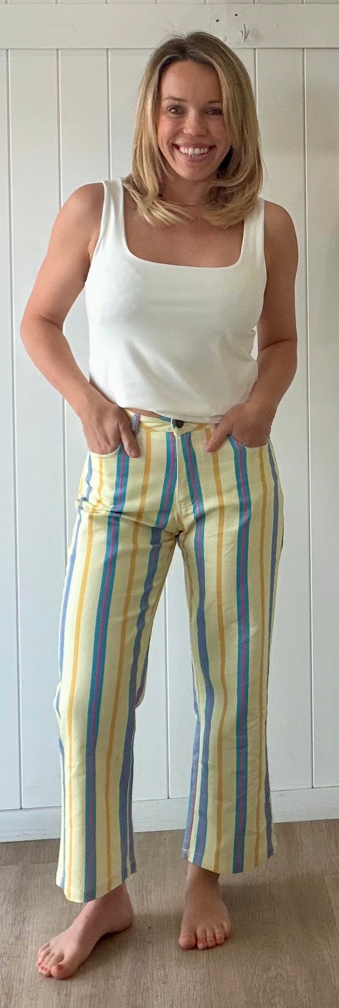 Stripe Coloured Pants