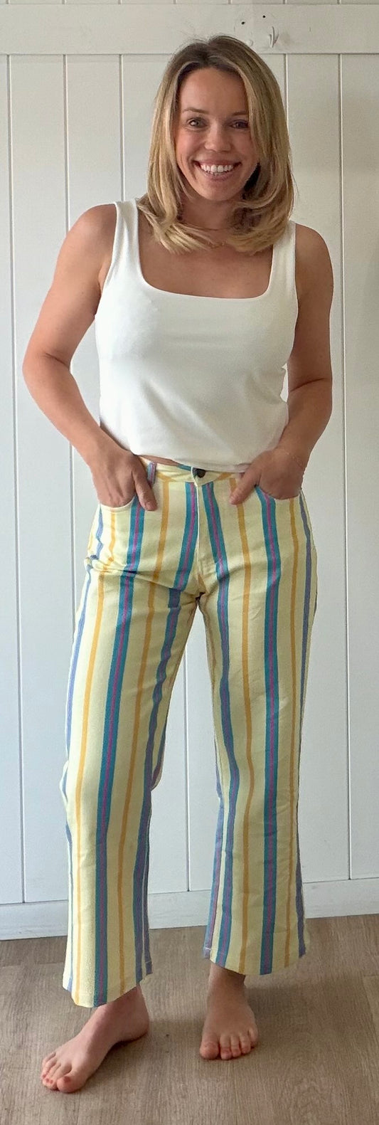 Stripe Coloured Pants