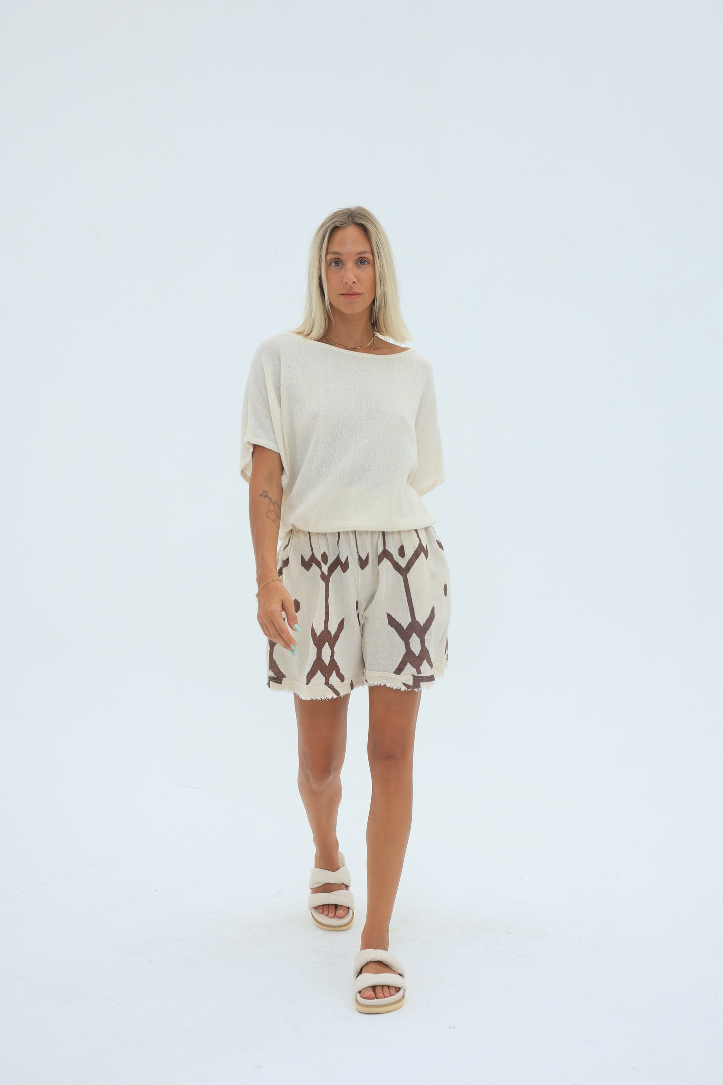 Carbon Shila Ramie Shorts