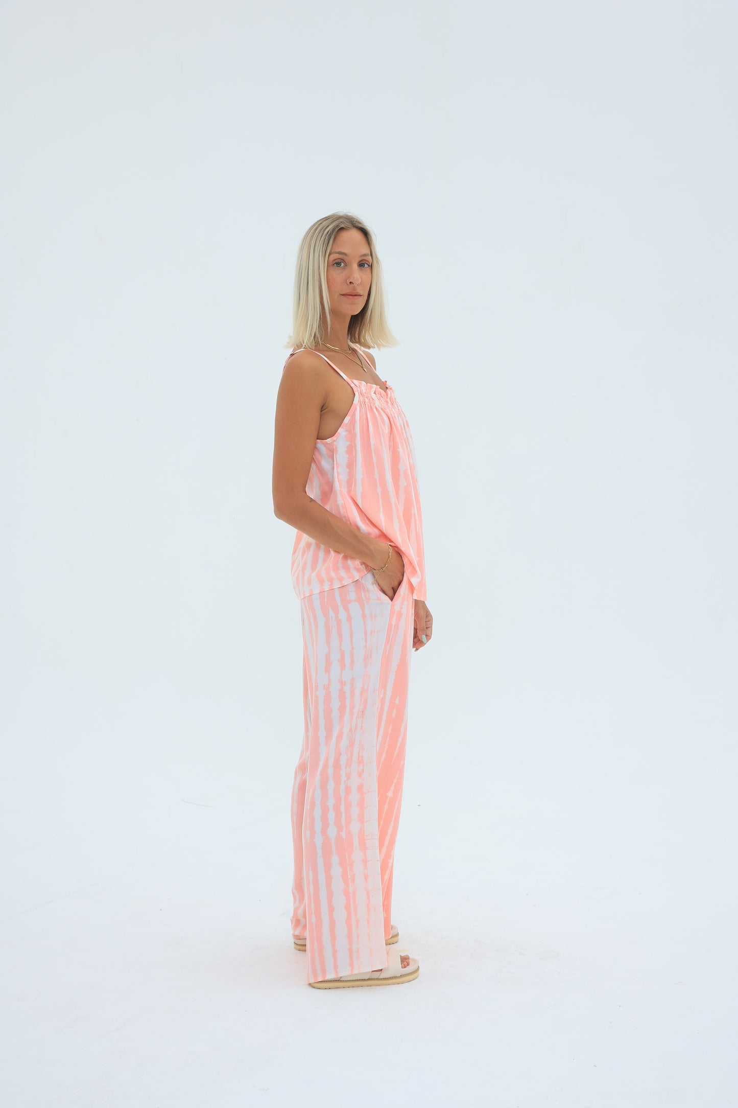 Carbon Ava Rose Drawstring Pants