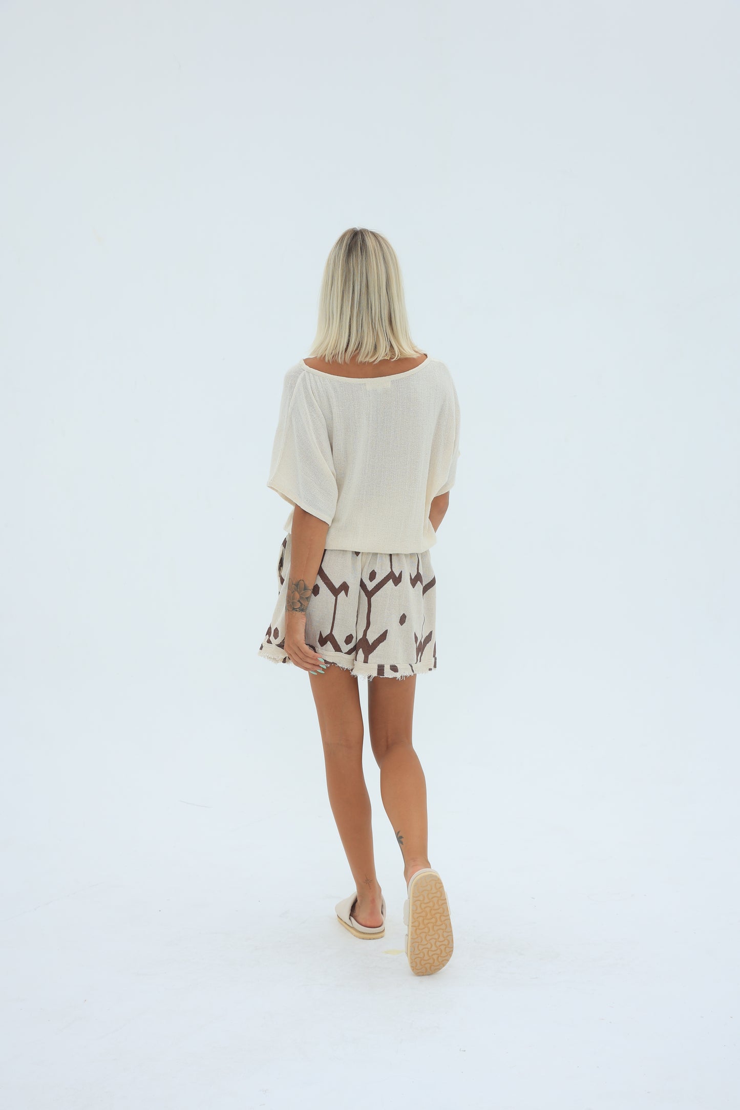 Carbon Shila Ramie Shorts