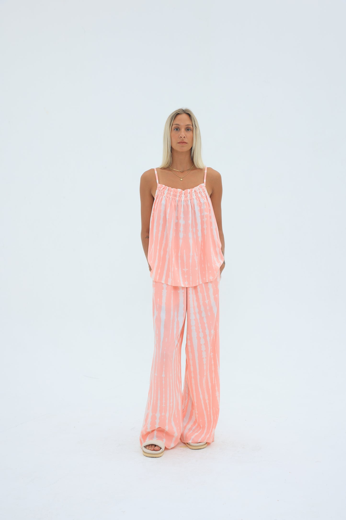 Carbon Ava Rose Drawstring Pants