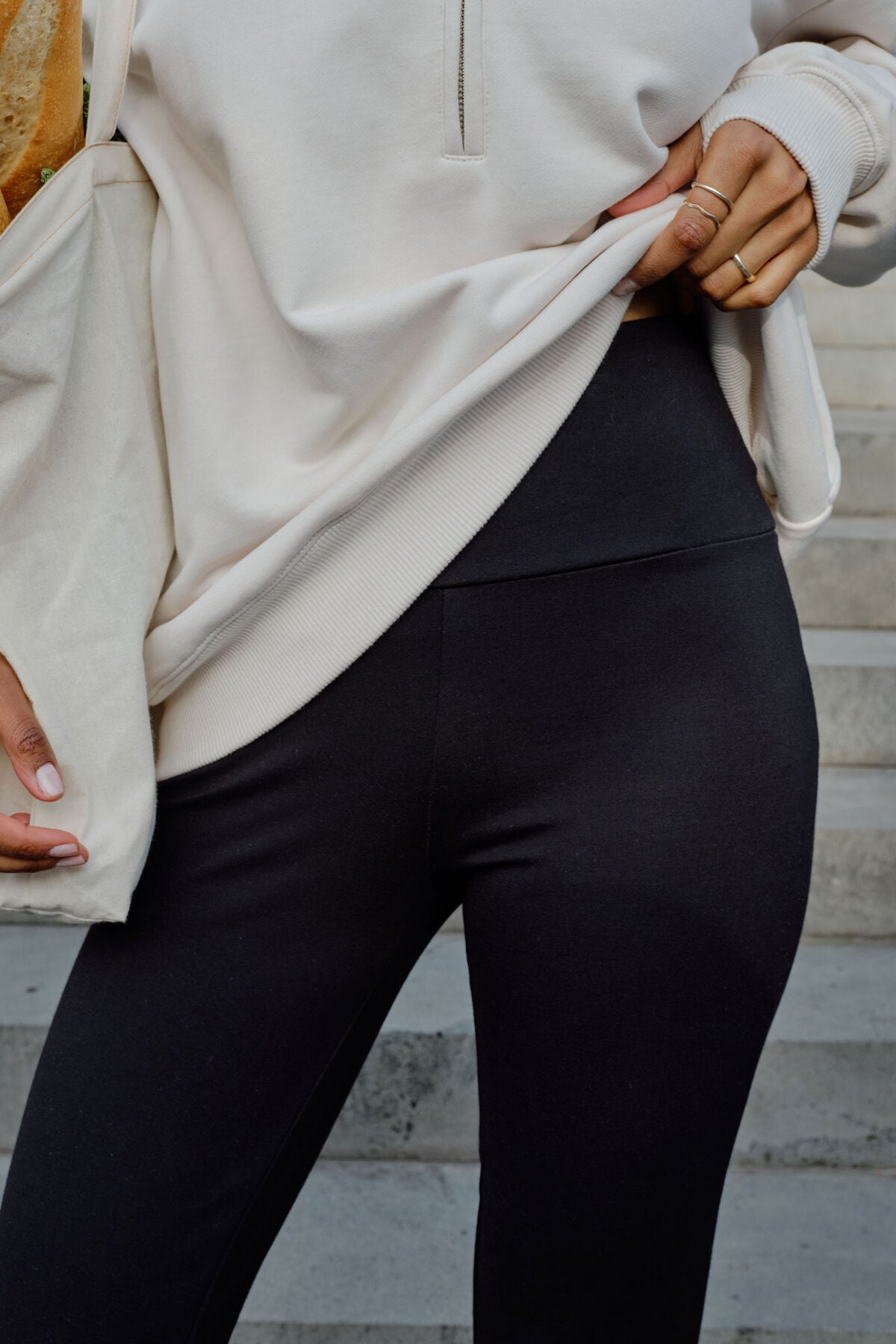 Ceres Life Ponte Bootleg Pant black