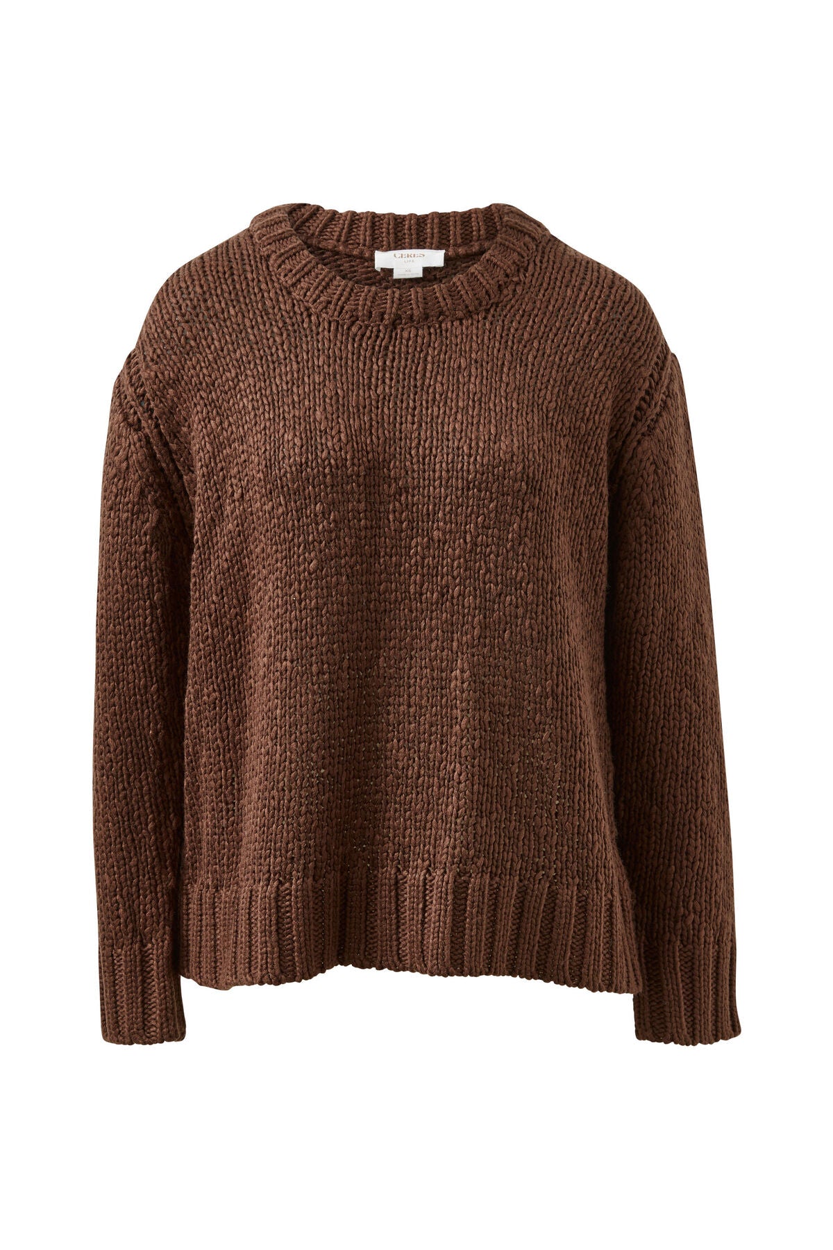 Ceres Life Sage Chunky Knit Crew