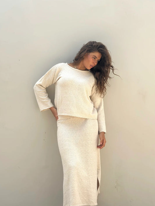 Amira Lisa Honey Butter Skirt