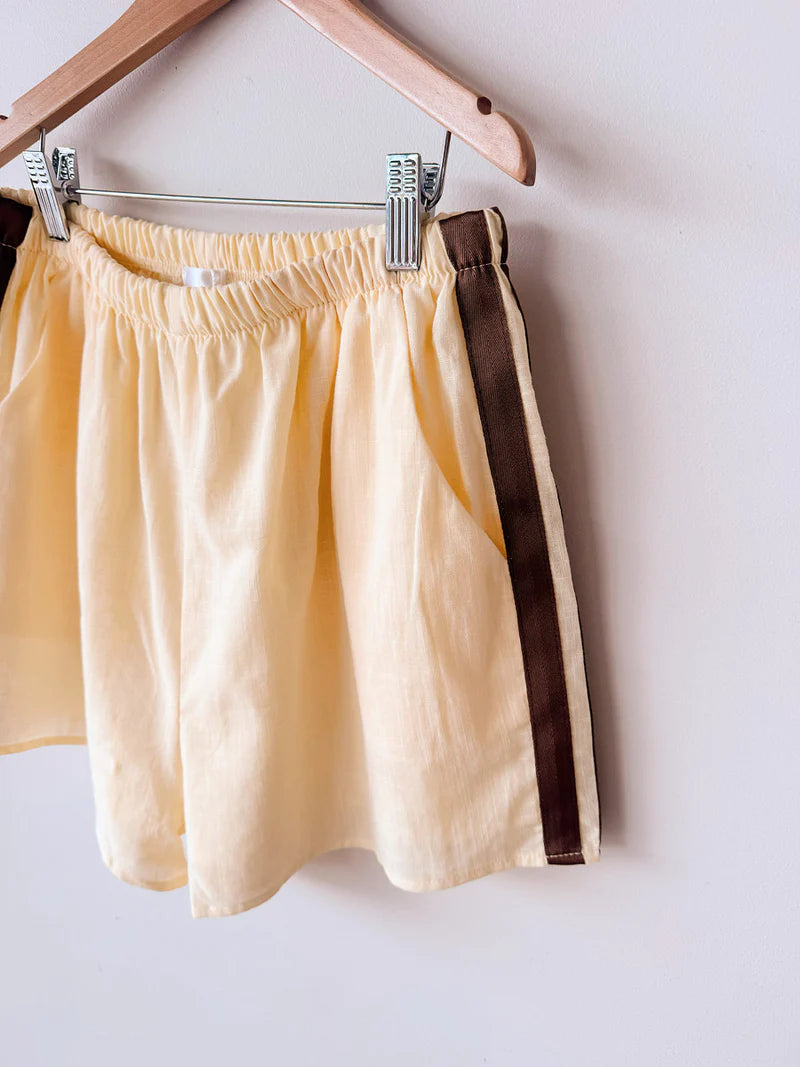 By Frankie Shorts - Yellow & Choc Racer