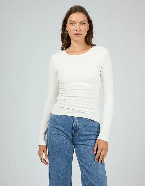 All About Eve Kylie Long Sleeve White