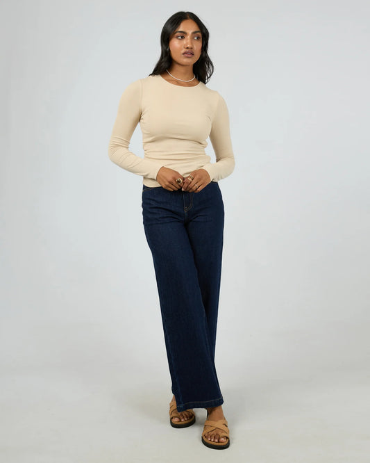 All About Eve Kylie Long Sleeve Top Oat