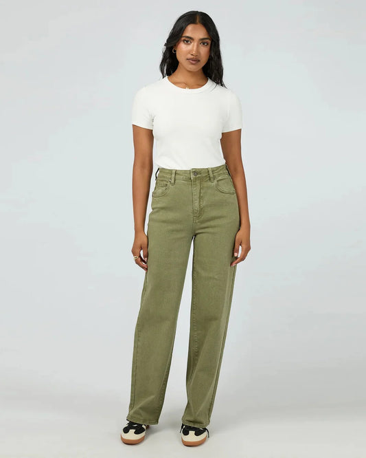 All About Eve Skye Comfort Jean Khaki
