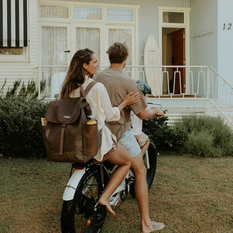 Beach Hauler Mesh Backpack - Chocolate