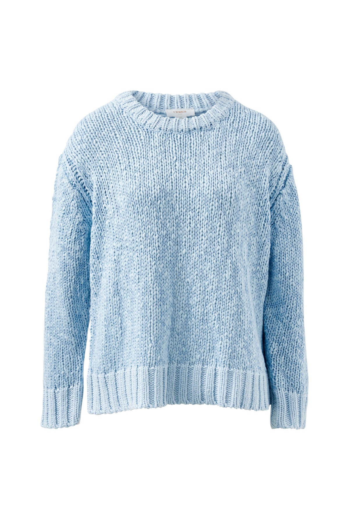 Sage Chunky Knit Crew