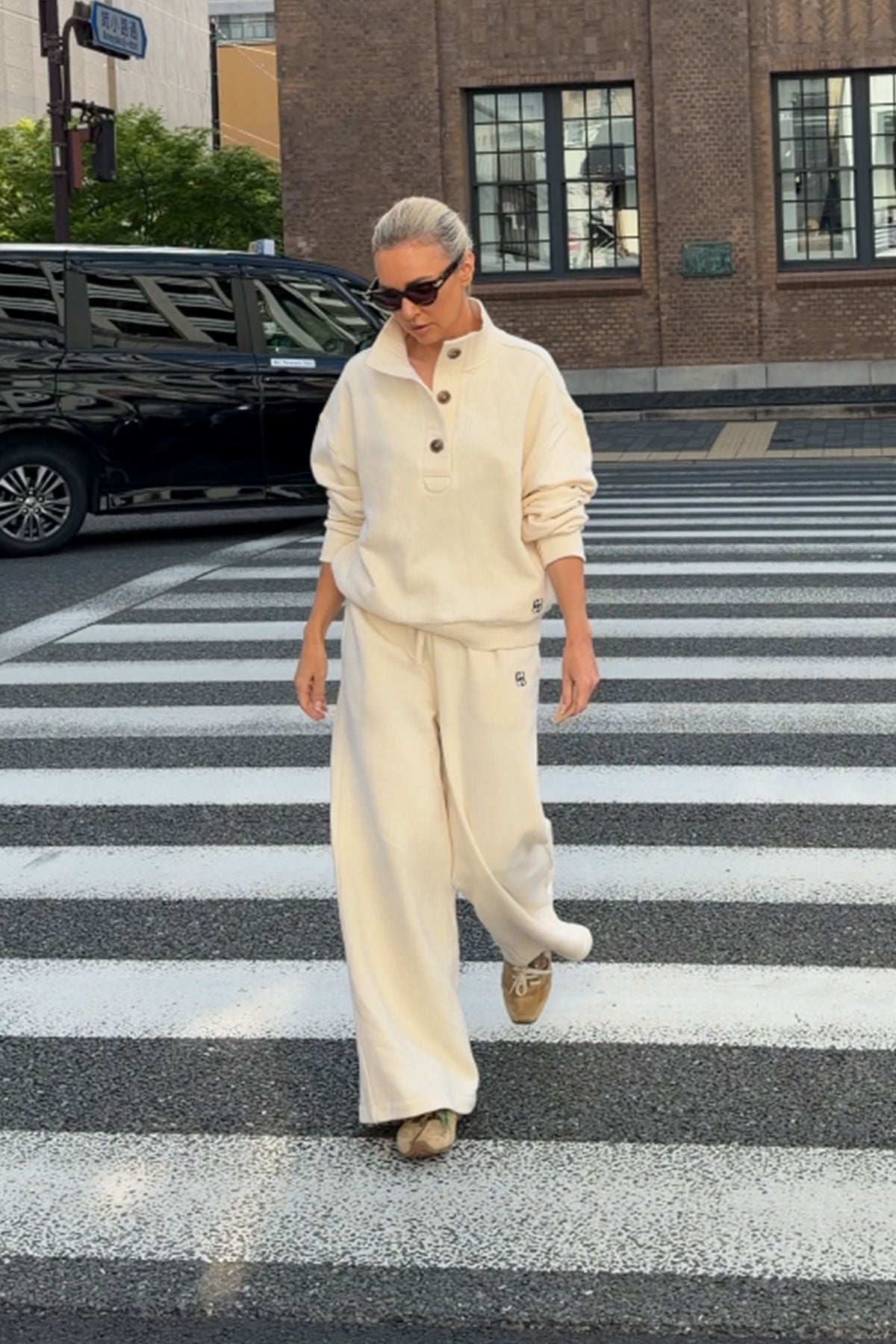 Marli Button Sweat