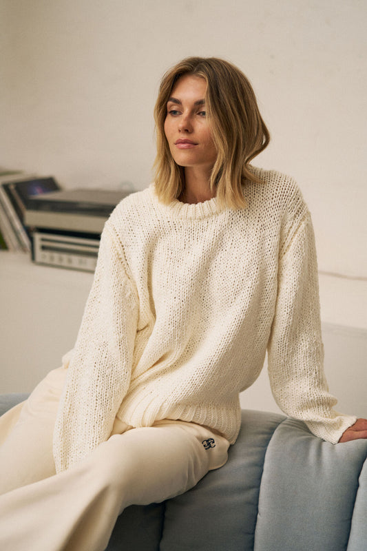 Sage Chunky Knit Crew (Copy)