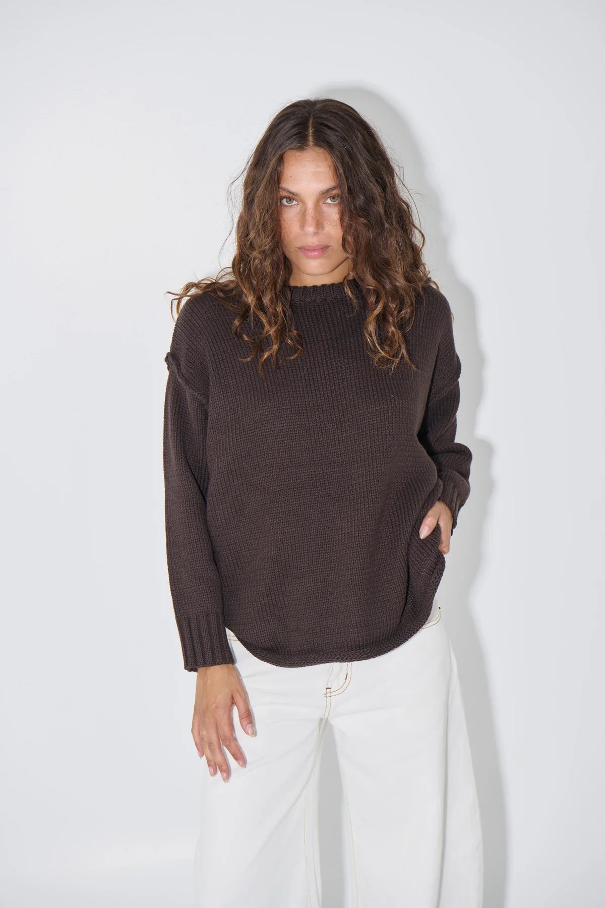 Paper Heart Antonia Jumper Chocolate