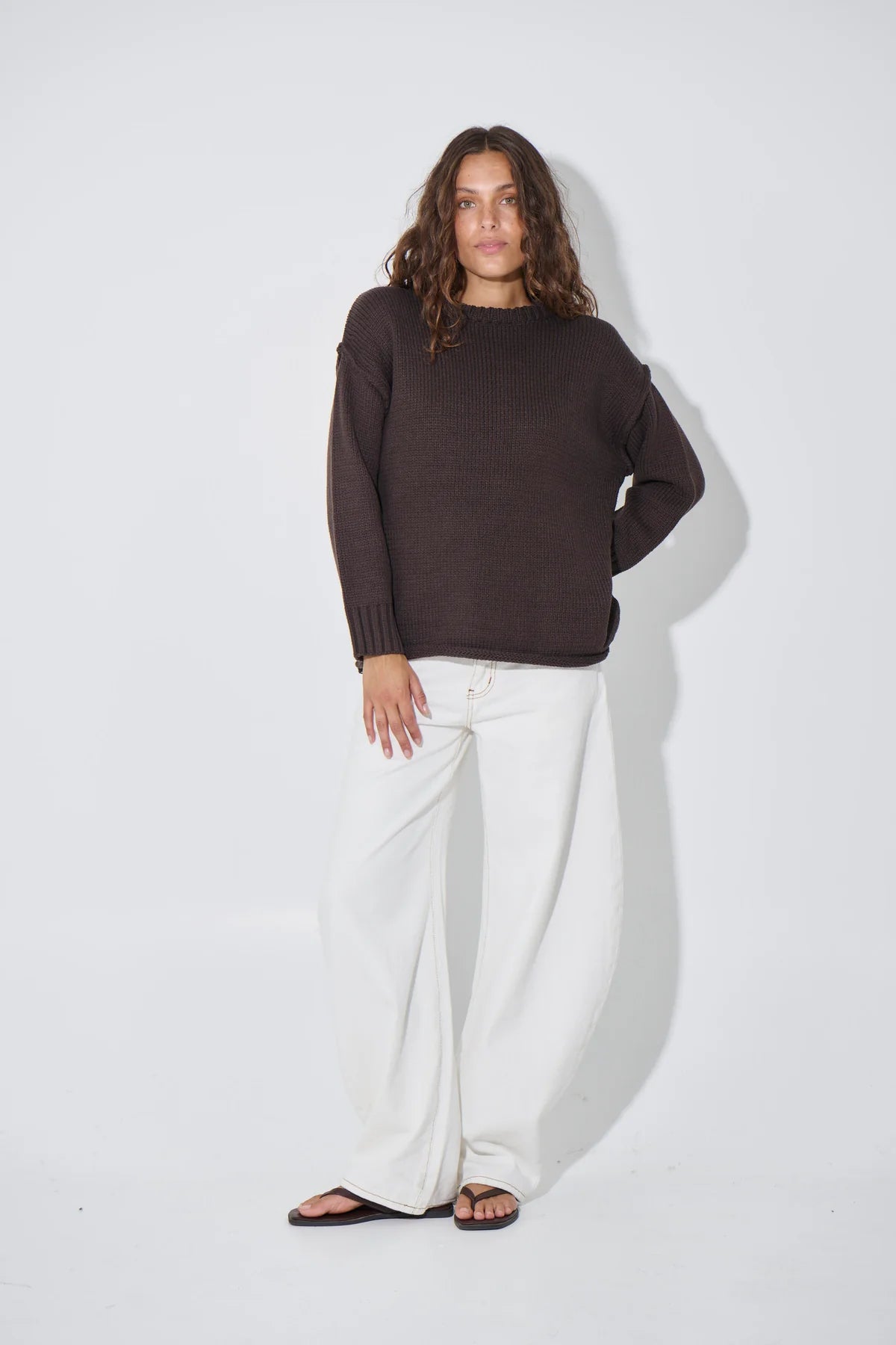 Paper Heart Antonia Jumper Chocolate