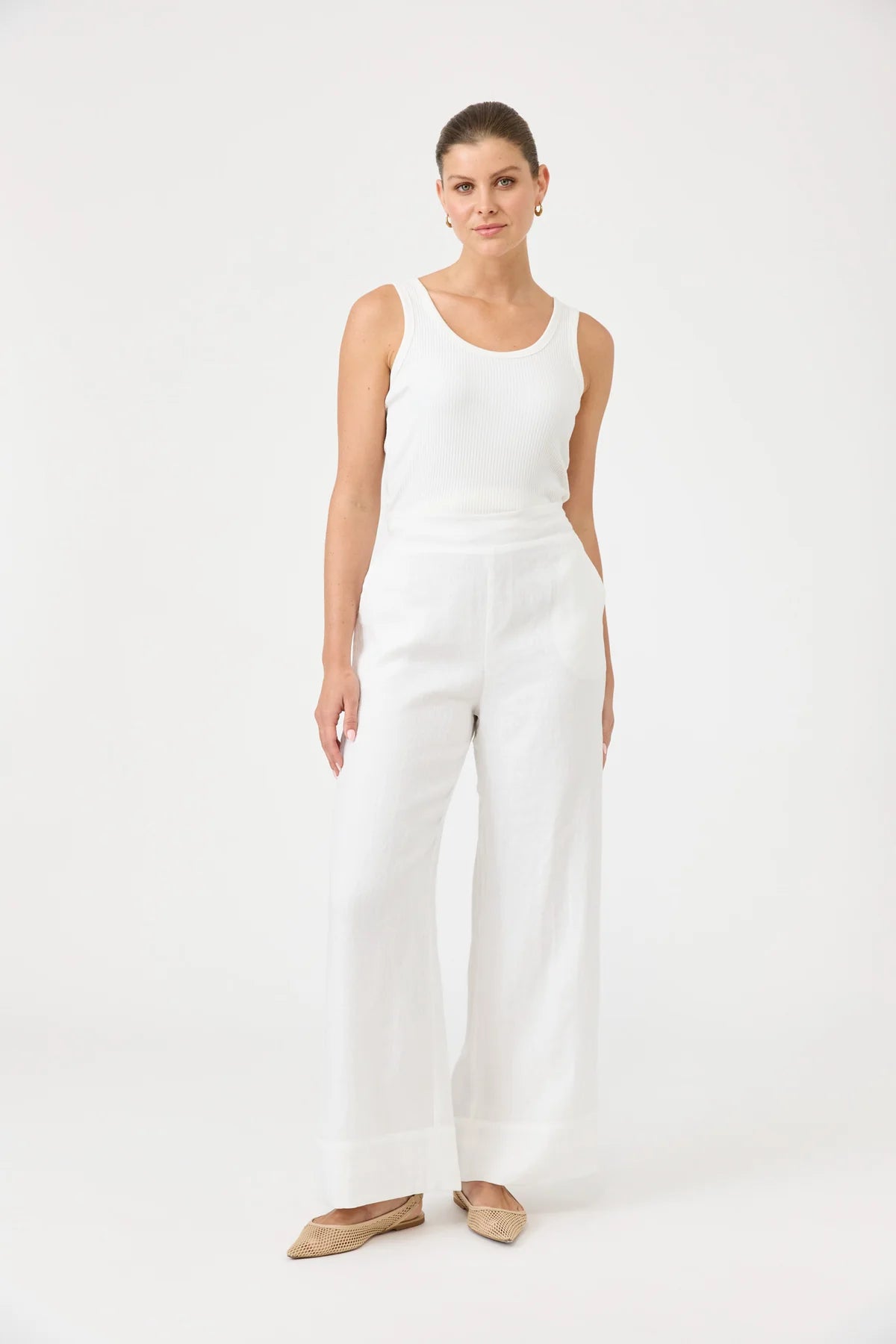 Eb and Ive Studio Pant - Salt