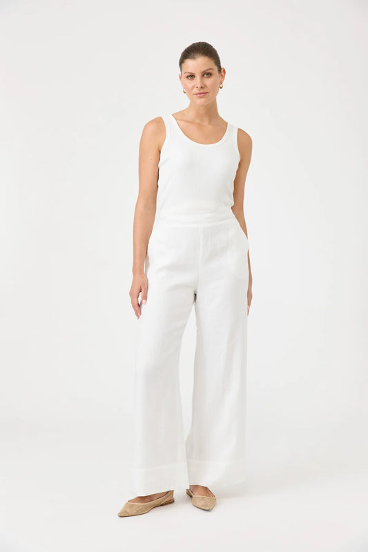 Eb and Ive Studio Pant - Salt