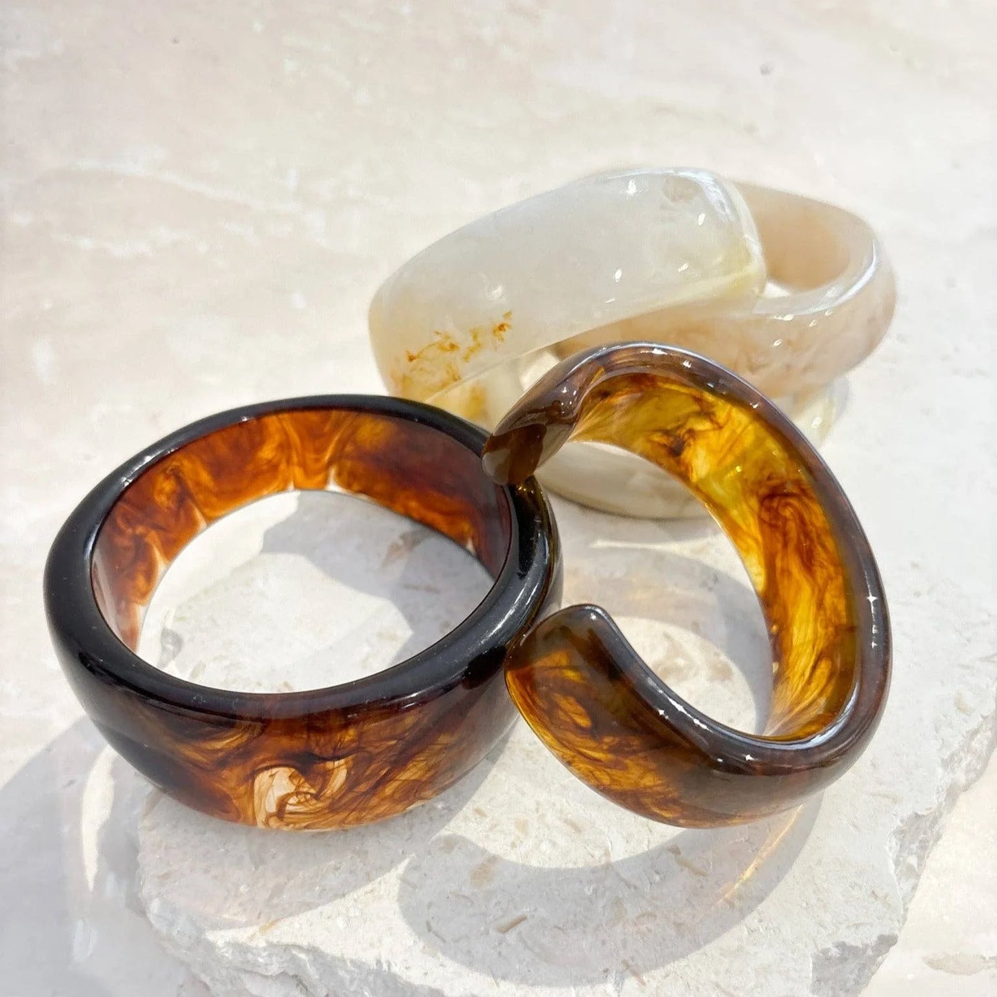 Caramel Cuff Bold Bangle Angels Whisper