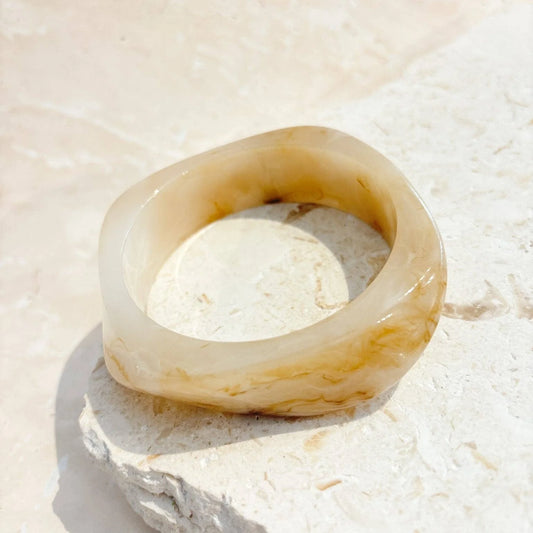 Angular Cuff Bangle Multi Angels Whisper