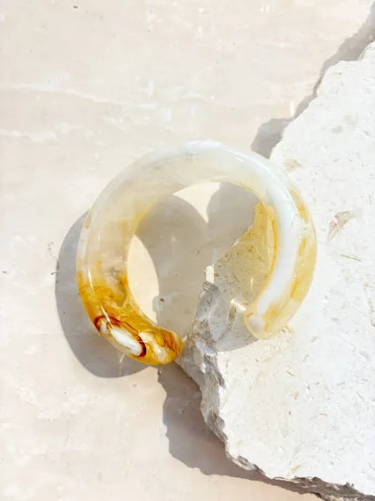 Joey Open Cuff Bangle Stone - Angels Whisper