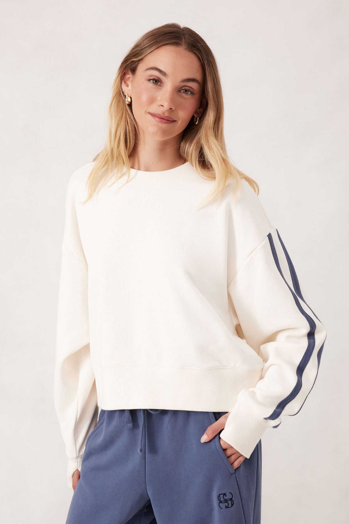 Ceres Life Sasha Sporty Slouchy Crew