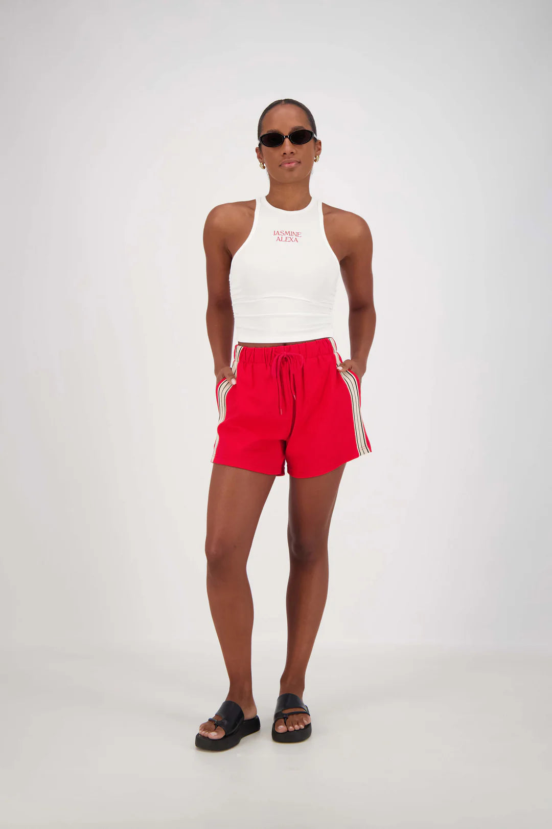 Jasmine Alexa Panarea Shorts Red