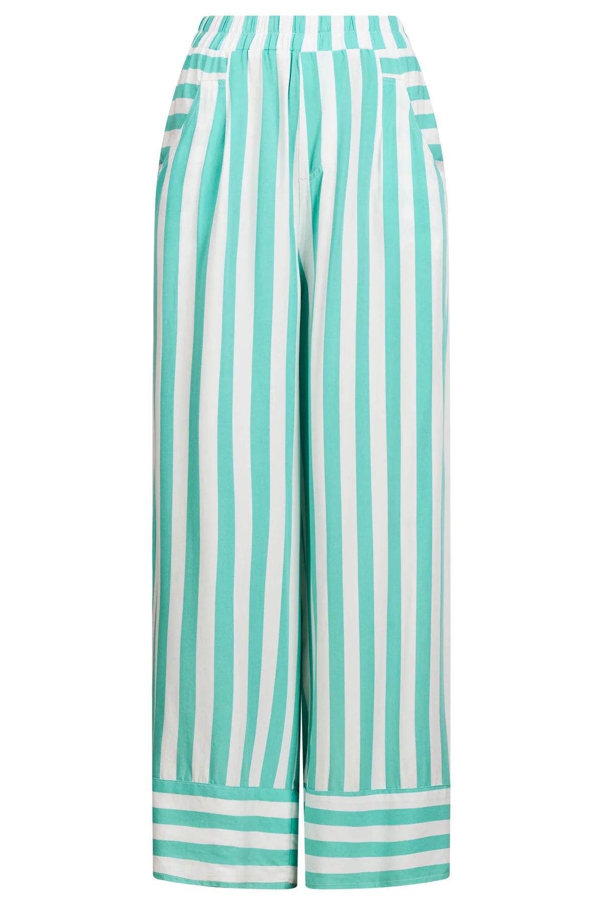Eb and Ive Treville Stripe Pant - AQUA