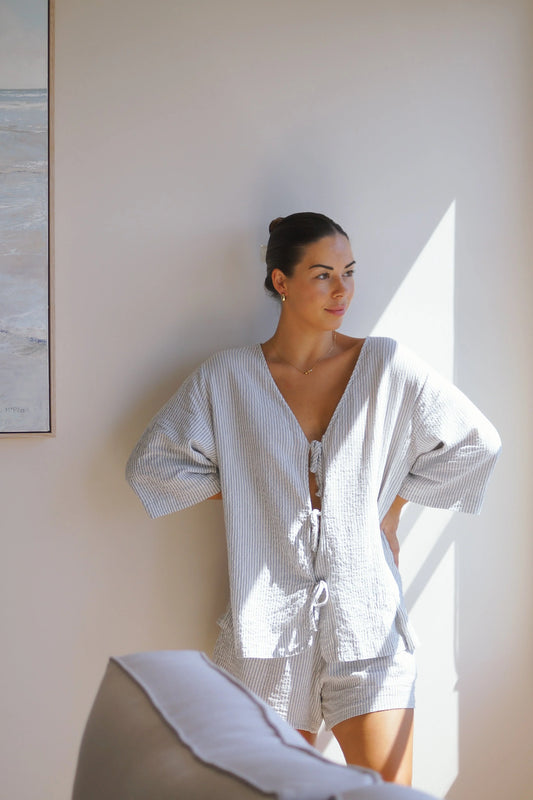 Len and Ko - Opal Stripe Set