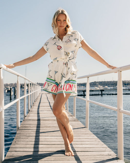 Paperheart Cin Cin Playsuit