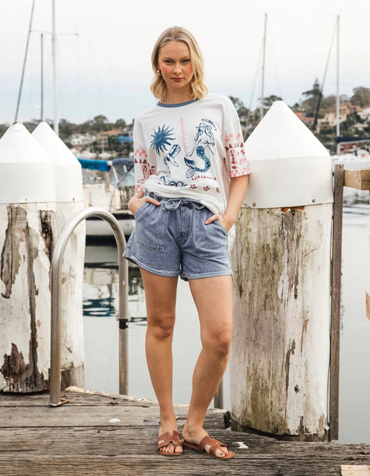 Paperheart Cowboy Mermaid Tee