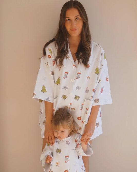 Len & Ko Women's Christmas Pyjama Set