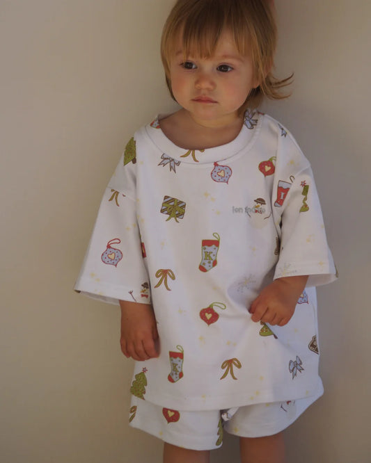 Len & Ko Kids Christmas Pyjama Set