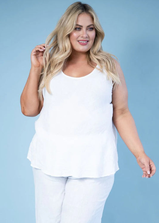 Donna Donna Camino Linen Tank